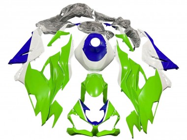 Compra Carenados Moto Kawasaki ZX6R 2019-2022 - Blanco Azul Verde