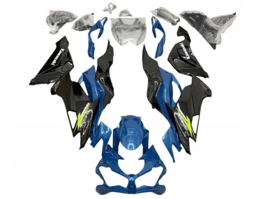 Compra Carenados Moto Kawasaki ZX6R 2019-2022 - Azul Amarillo Blanco Negro Brillante