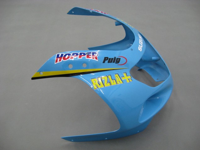 Compra Carenados Moto Suzuki GSXR1000 2000-2002 - Azul Claro Amarillo Negro Motul Rizla