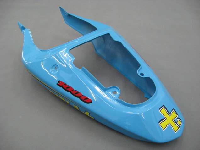 Compra Carenados Moto Suzuki GSXR1000 2000-2002 - Azul Claro Amarillo Negro Motul Rizla