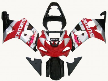 Compra Carenados Moto Suzuki GSXR1000 2000-2002 - Rojo Plata Blanco Negro