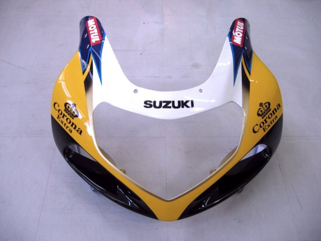 Compra Carenados Moto Suzuki GSXR1000 2000-2002 - Amarillo Azul Oscuro Blanco Motul Corona