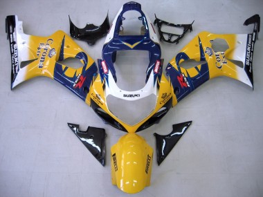 Compra Carenados Moto Suzuki GSXR1000 2000-2002 - Amarillo Azul Oscuro Blanco Motul Corona