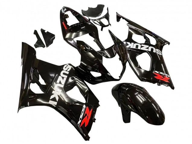 Compra Carenados Moto Suzuki GSXR 1000 2003-2004 - Negro Brillante Blanco Rojo Calcomanías