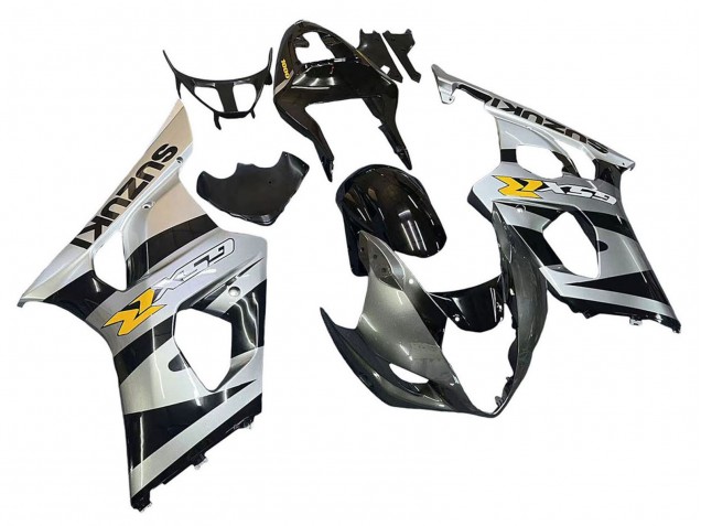 Compra Carenados Moto Suzuki GSXR 1000 2003-2004 - Negro Brillante Plata Gris Amarillo