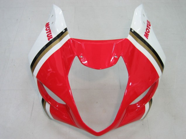 Compra Carenados Moto Suzuki GSXR 1000 2003-2004 - Blanco Rojo Motul Lucky Strike