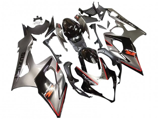 Compra Carenado Moto Suzuki GSXR 1000 2005-2006 - Plata Negro Rojo