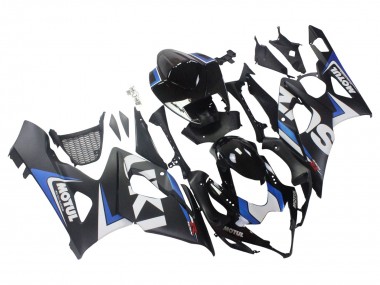 Compra Carenados Moto Suzuki GSXR 1000 2005-2006 - Negro Azul Blanco Motul