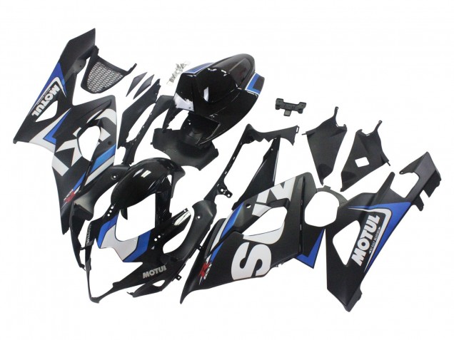 Compra Carenados Moto Suzuki GSXR 1000 2005-2006 - Negro Azul Blanco Motul