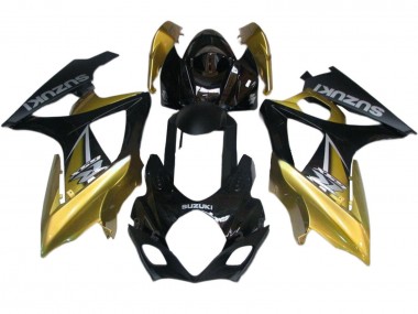 Compra Carenados Moto Suzuki GSXR 1000 2007-2008 - Oro Negro Plata Calcomanía