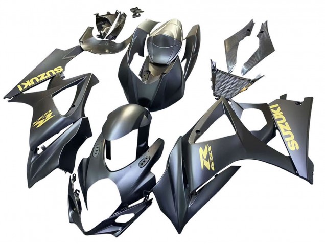 Compra Carenados Moto Suzuki GSXR 1000 2007-2008 - Negro Mate Oro Calcomanía