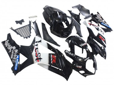 Compra Carenados Moto Suzuki GSXR 1000 2007-2008 - Negro Brillante Blanco West