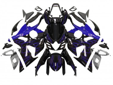 Compra Carenado Moto Suzuki GSXR 1000 2007-2008 - Negro Brillante Azul Llama