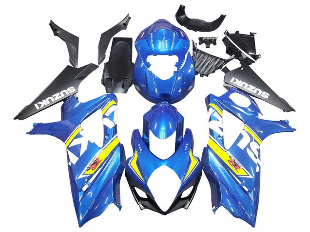 Compra Carenados Moto Suzuki GSXR 1000 2007-2008 - Azul Amarillo Negro