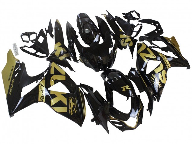 Compra Carenados Moto Suzuki GSXR 1000 2009-2016 - Negro Brillante Oro
