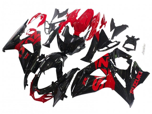 Compra Kits Carenado Moto Suzuki GSXR 1000 2009-2016 - Negro Brillante Rojo