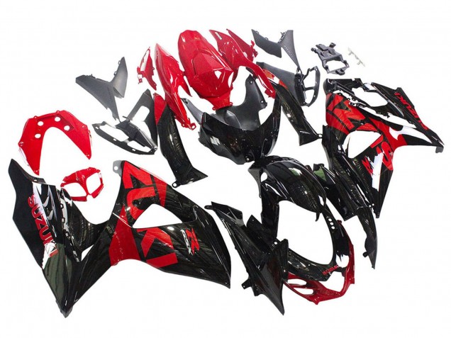 Compra Kits Carenado Moto Suzuki GSXR 1000 2009-2016 - Negro Brillante Rojo