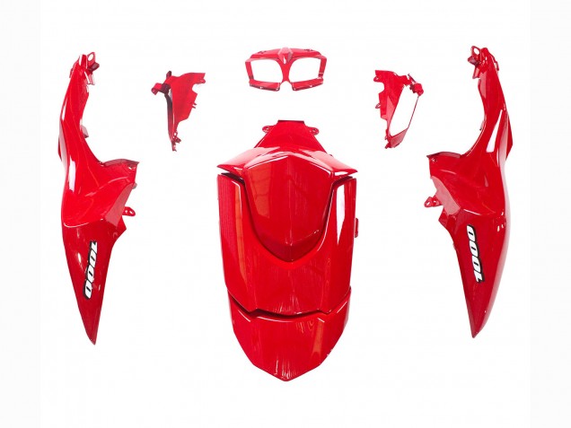Compra Kits Carenado Moto Suzuki GSXR 1000 2009-2016 - Negro Brillante Rojo