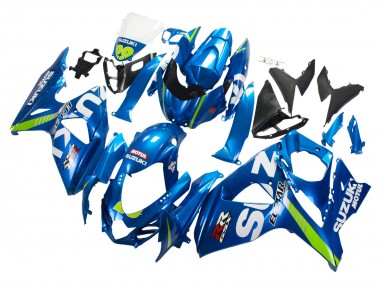 Compra Carenados Moto Suzuki GSXR 1000 2009-2016 - Azul Claro Verde Motul 29 Ecstar