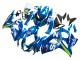 Compra Carenados Moto Suzuki GSXR 1000 2009-2016 - Azul Claro Verde Motul 29 Ecstar