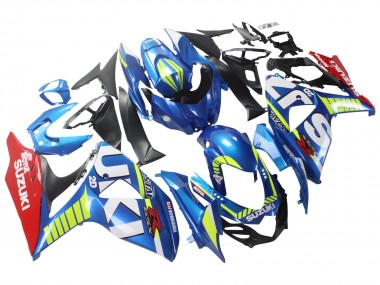 Compra Carenados Moto Suzuki GSXR 1000 2009-2016 - Azul Claro Verde Rojo Motul