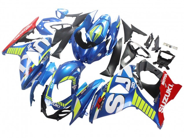 Compra Carenados Moto Suzuki GSXR 1000 2009-2016 - Azul Claro Verde Rojo Motul
