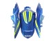 Compra Carenados Moto Suzuki GSXR 1000 2009-2016 - Azul Claro Verde Rojo Motul