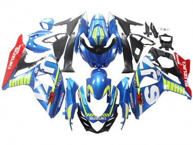 Compra Carenados Moto Suzuki GSXR 1000 2009-2016 - Azul Claro Verde Rojo Motul