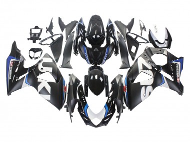 Compra Carenados Moto Suzuki GSXR 1000 2009-2016 - Negro Mate Blanco Azul