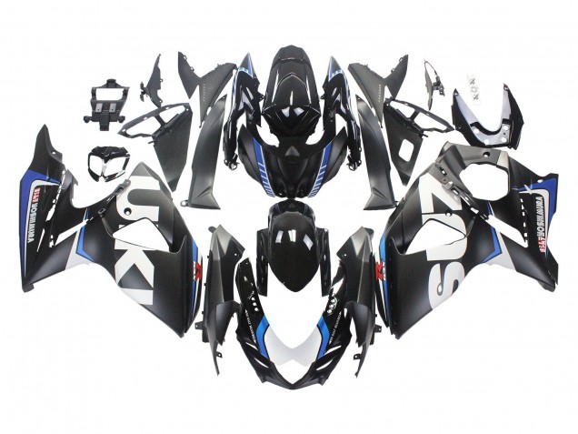 Compra Carenados Moto Suzuki GSXR 1000 2009-2016 - Negro Mate Blanco Azul