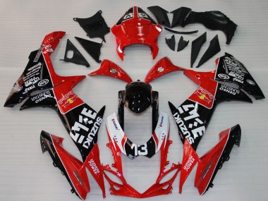 Compra Carenados Moto Suzuki GSXR 1000 2009-2016 - Rojo Negro Blanco 13
