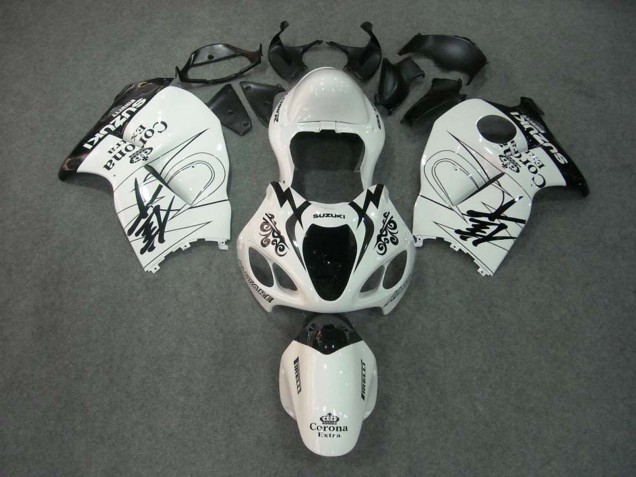 Compra Carenados Moto Suzuki GSXR 1300 Hayabusa 1996-2007 - Blanco Negro Corona