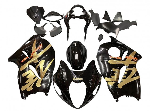 Compra Carenados Moto Suzuki GSXR 1300 Hayabusa 1996-2007 - Negro Brillante Oro Hayabusa