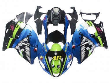 Compra Carenados Moto Suzuki GSXR 1300 Hayabusa 1996-2007 - Azul Verde Tiburón 46