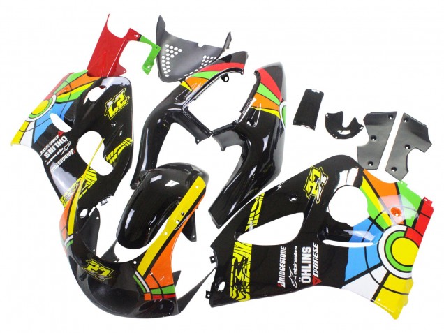 Compra Carenados Moto Suzuki GSXR 600 / GSXR 750 1996-2000 - Negro Multicolor 27