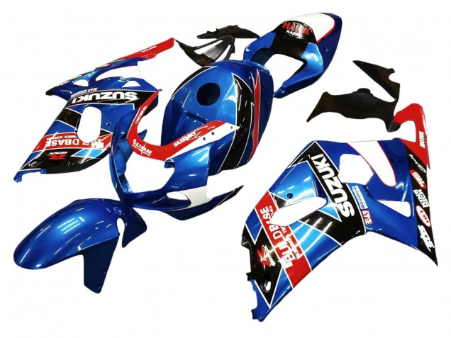 Compra Carenados Moto Suzuki GSXR 600 / GSXR 750 2001-2003 - Azul Rojo Carrera