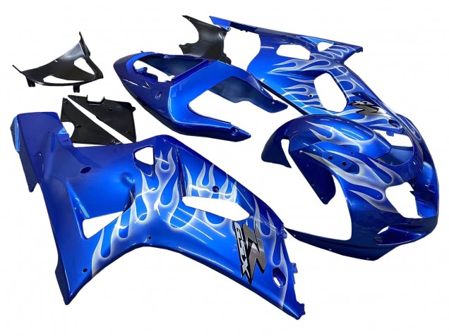 Compra Carenados Moto Suzuki GSXR 600 / GSXR 750 2001-2003 - Azul Blanco Llama