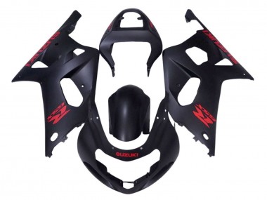 Compra Carenados Moto Suzuki GSXR 600 / GSXR 750 2001-2003 - Negro Mate Rojo