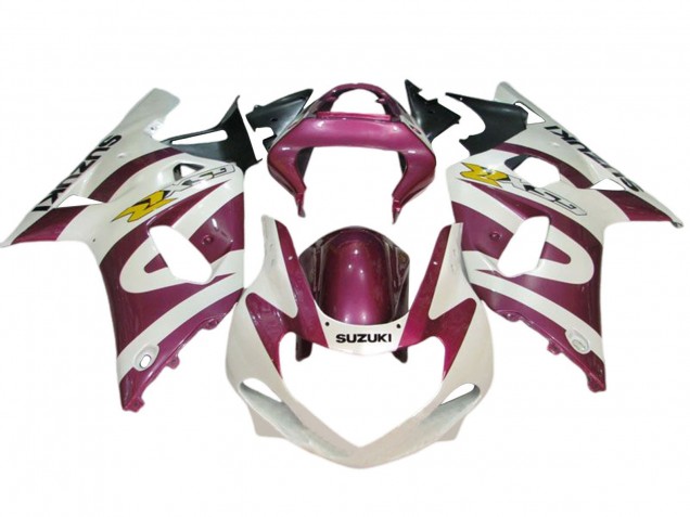 Compra Carenados Moto Suzuki GSXR 600 / GSXR 750 2001-2003 - Blanco Rosa Amarillo