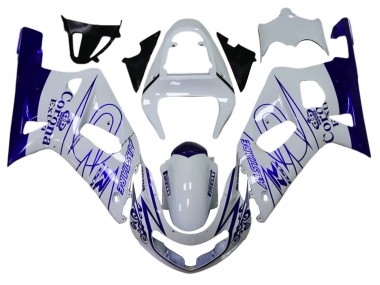 Compra Carenados Moto Suzuki GSXR 600 / GSXR 750 2001-2003 - Blanco Azul Corona Alstare