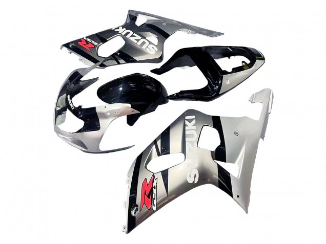 Compra Carenado Moto Suzuki GSXR 600 / GSXR 750 2001-2003 - Plata Negro Brillante Rojo