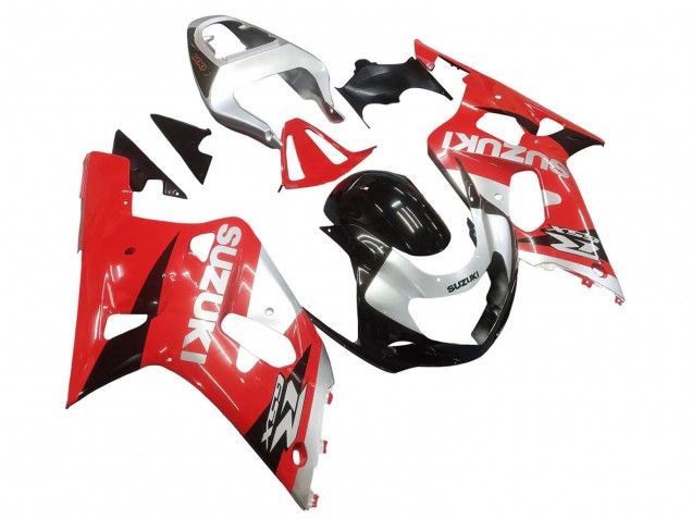 Compra Carenado Moto Suzuki GSXR 600 / GSXR 750 2001-2003 - Rojo Blanco Negro Brillante
