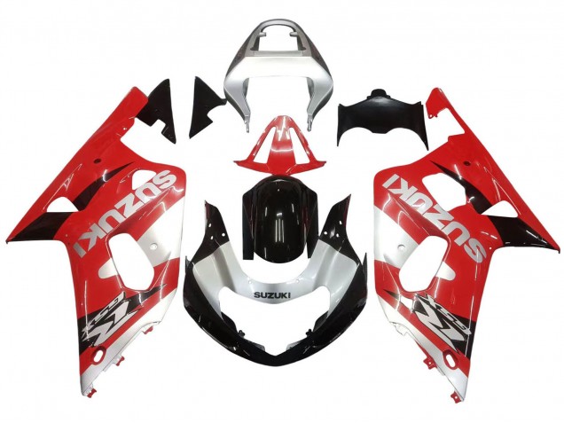 Compra Carenado Moto Suzuki GSXR 600 / GSXR 750 2001-2003 - Rojo Blanco Negro Brillante