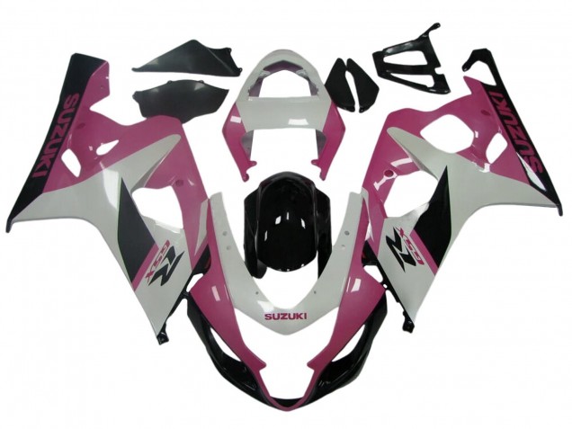 Compra Carenados Moto Suzuki GSXR 600 / GSXR 750 2004-2005 - Blanco Rosa Negro
