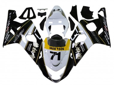 Compra Carenados Moto Suzuki GSXR 600 / GSXR 750 2004-2005 - Blanco Negro Amarillo Dark Dog 71