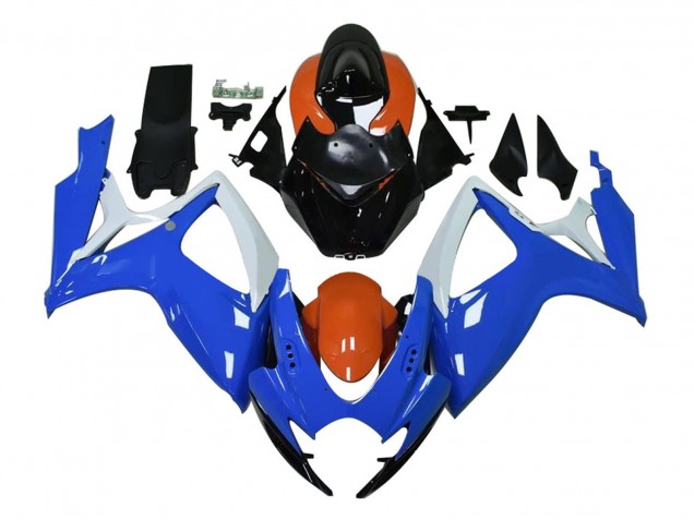 Compra Carenados Moto Suzuki GSXR 600 / GSXR 750 2004-2005 - Blanco Azul Naranja Negro