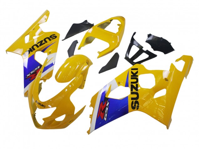 Compra Carenado Moto Suzuki GSXR 600 / GSXR 750 2004-2005 - Amarillo Blanco Azul Negro