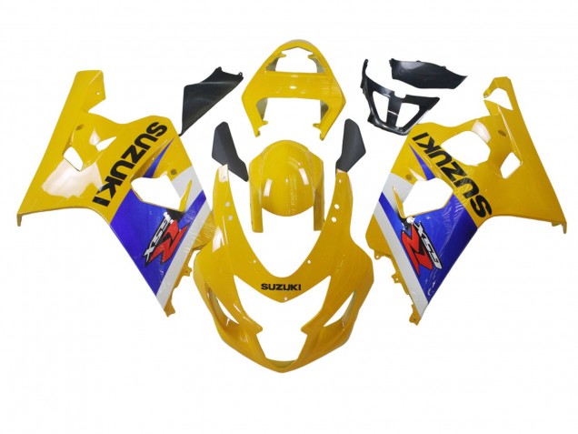 Compra Carenado Moto Suzuki GSXR 600 / GSXR 750 2004-2005 - Amarillo Blanco Azul Negro