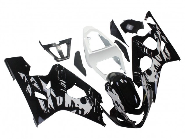 Compra Carenado Moto Suzuki GSXR 600 / GSXR 750 2004-2005 - Blanco Negro