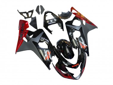 Compra Carenados Moto Suzuki GSXR 600 / GSXR 750 2004-2005 - Negro Gris Rojo